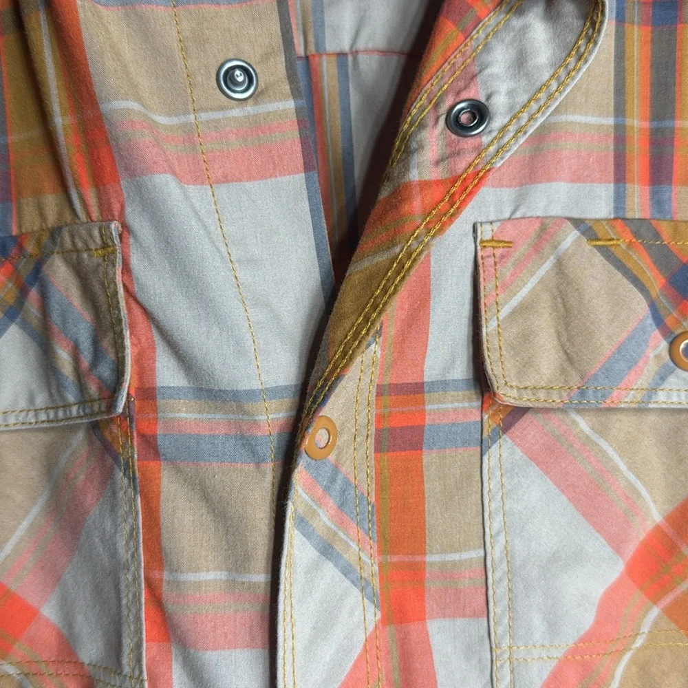 The North Face Plaid Gorpcore Outdoor Camp Hiking Button Down Shirt Size‎ XL